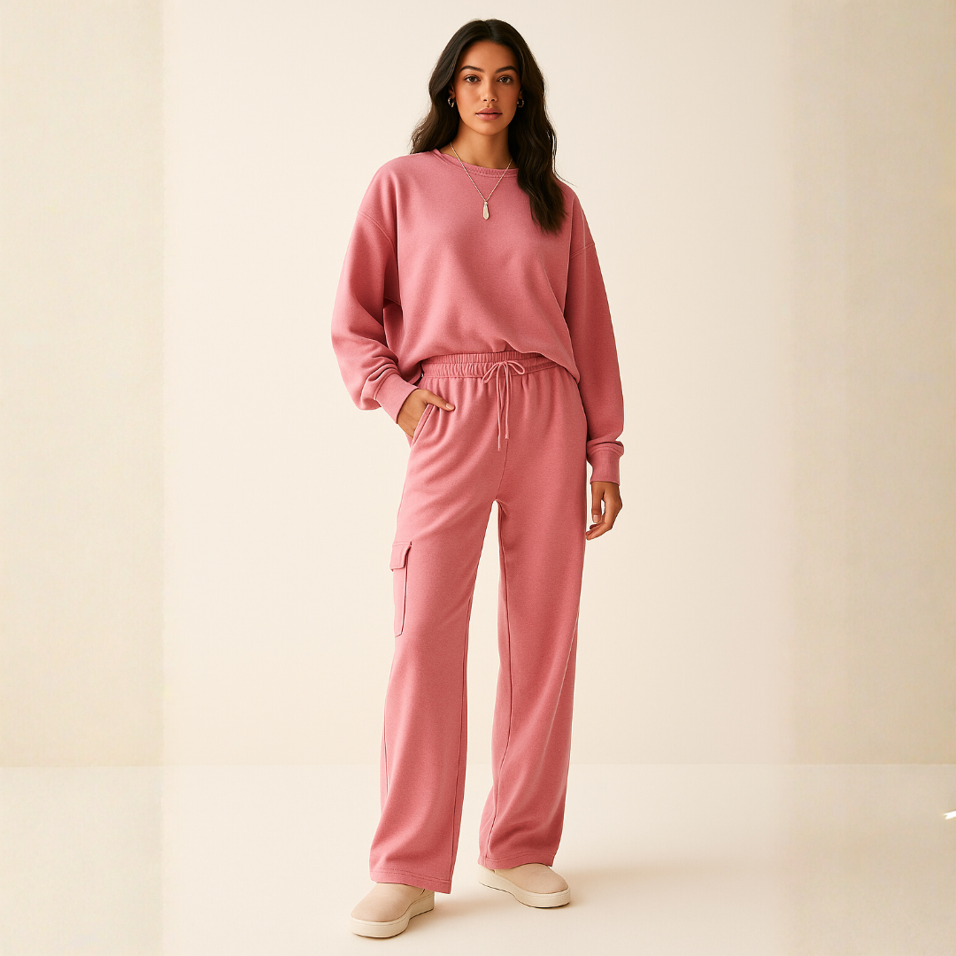 Acid-Wash Oversized Sweatpants