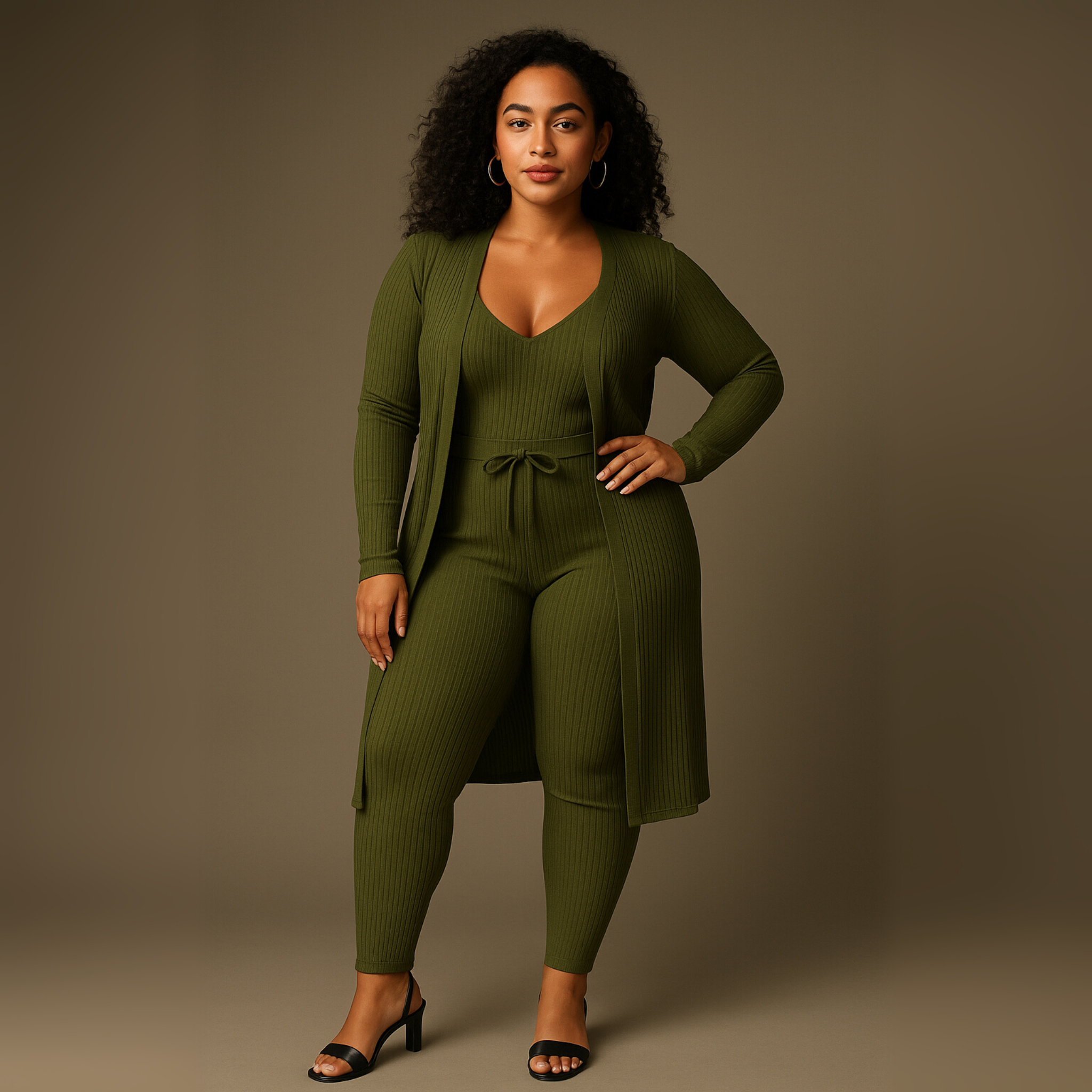 Ribbed Lounge Set