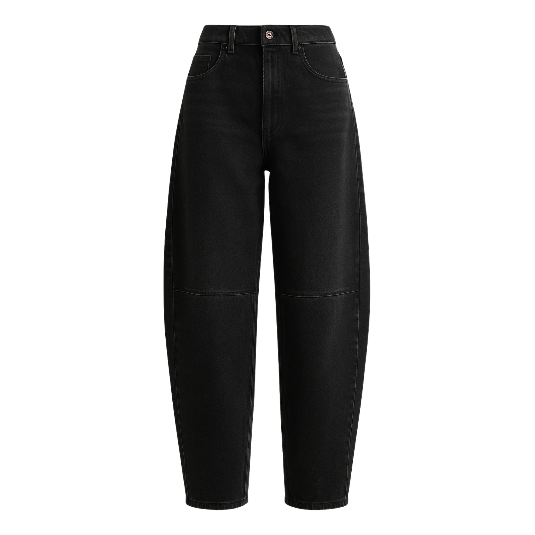 Mid-Rise Barrel Jeans