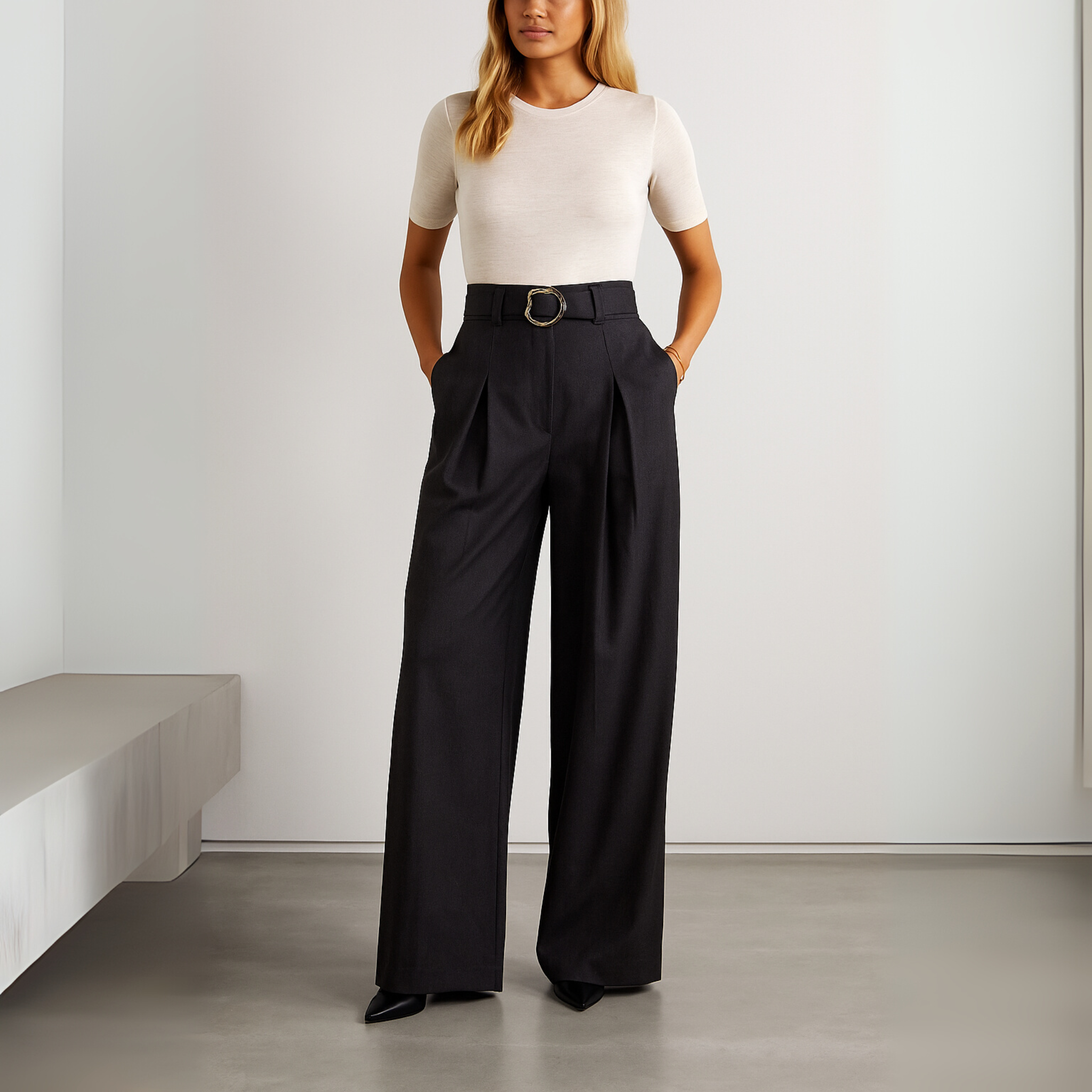 Pleated Trousers