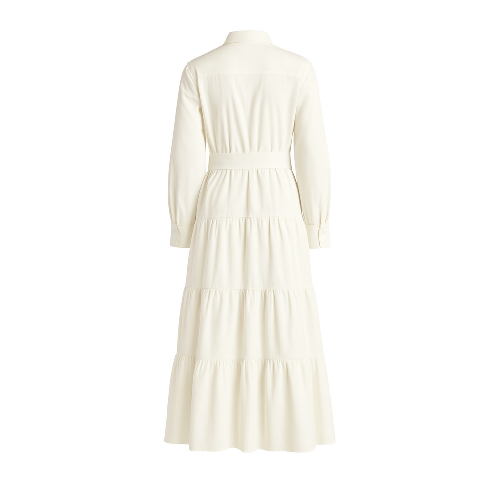 Twill Midi Dress