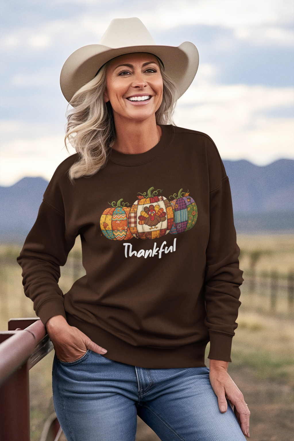 Thanksgiving "Thankful" Sweatshirt