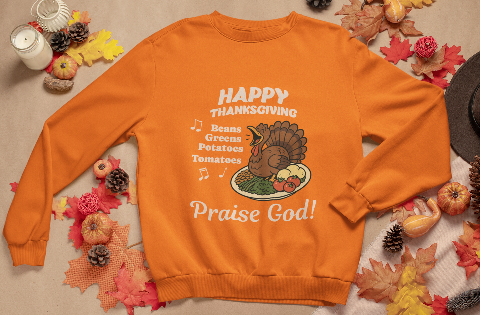 Thanksgiving Turkey Sweatshirt