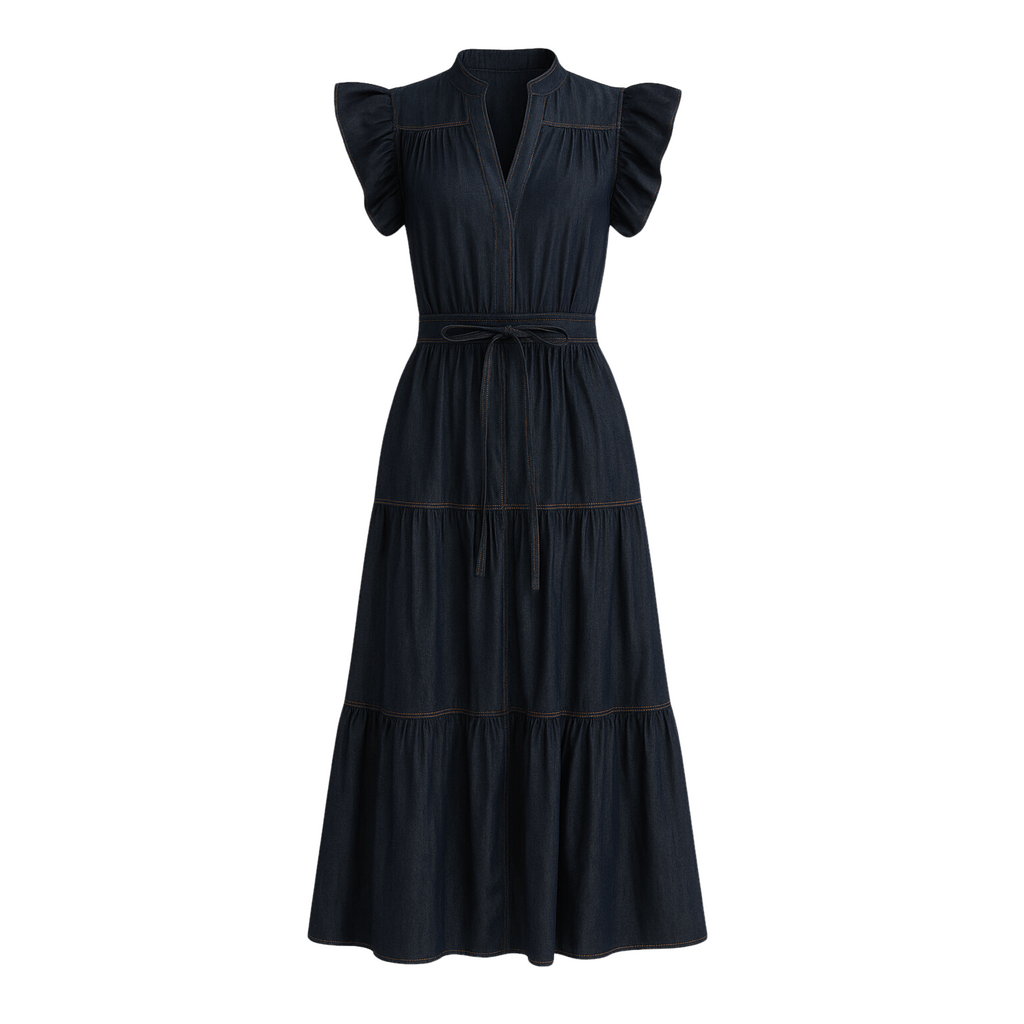 Denim Midi Dress