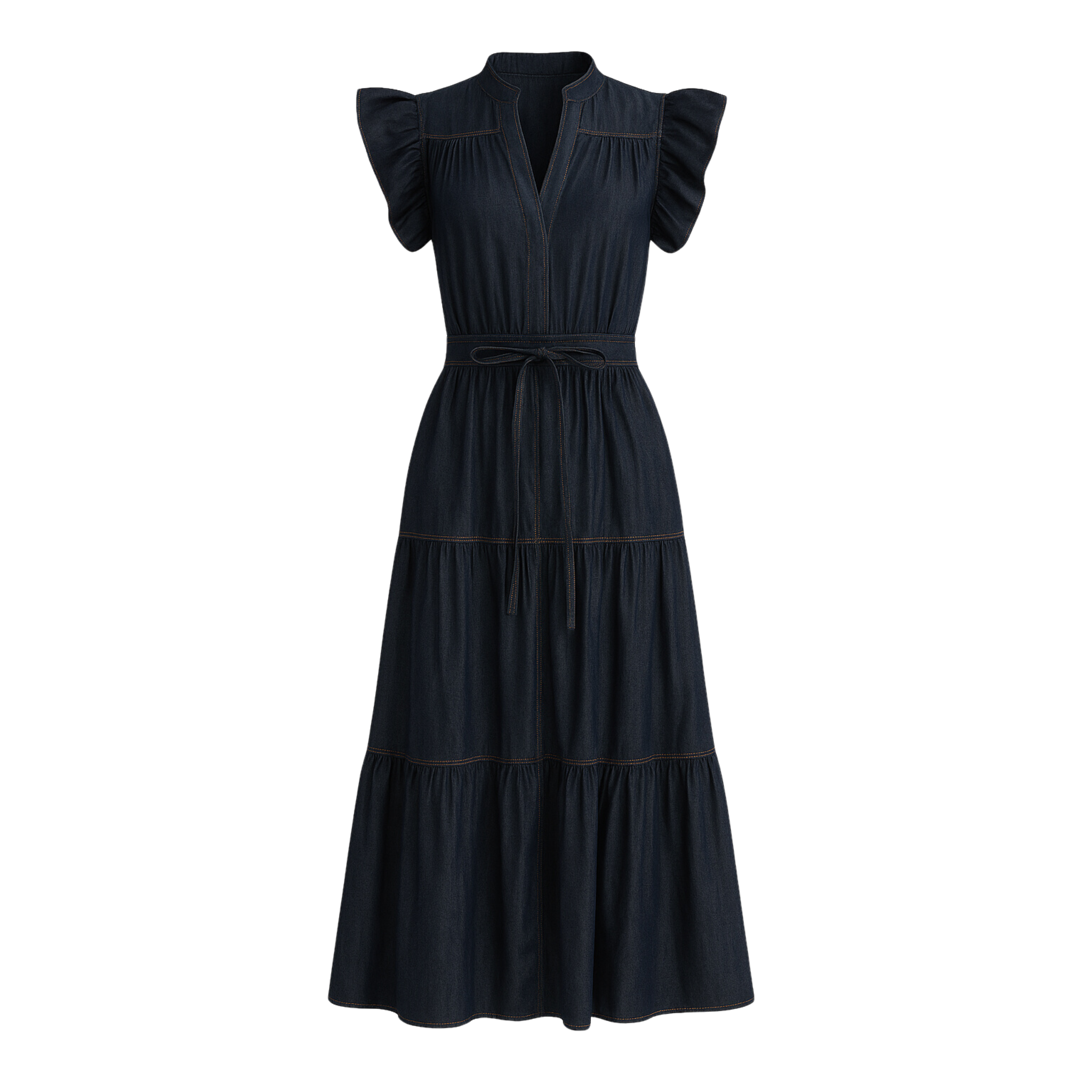 Denim Midi Dress