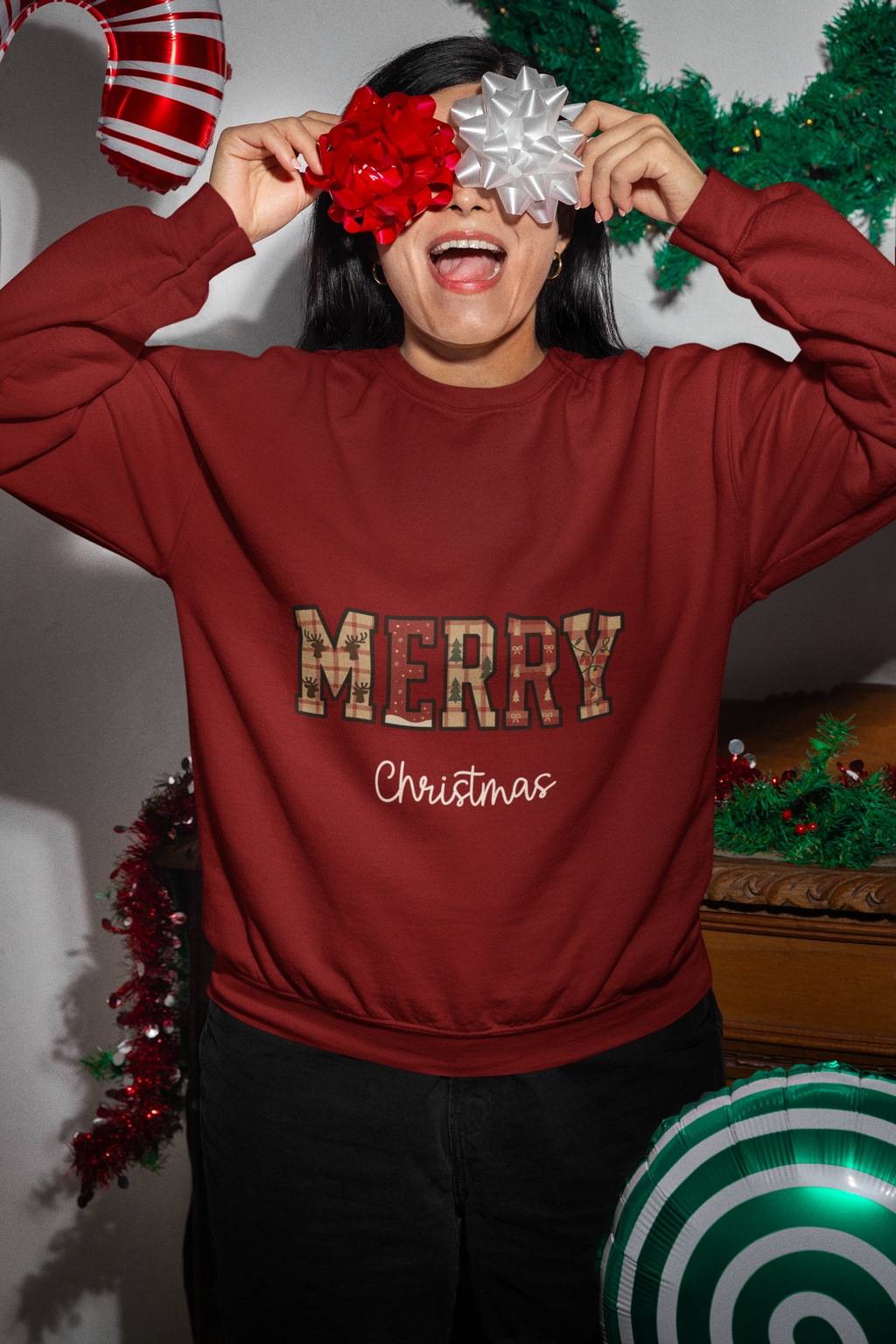 "Merry Christmas" Crewneck Sweatshirt