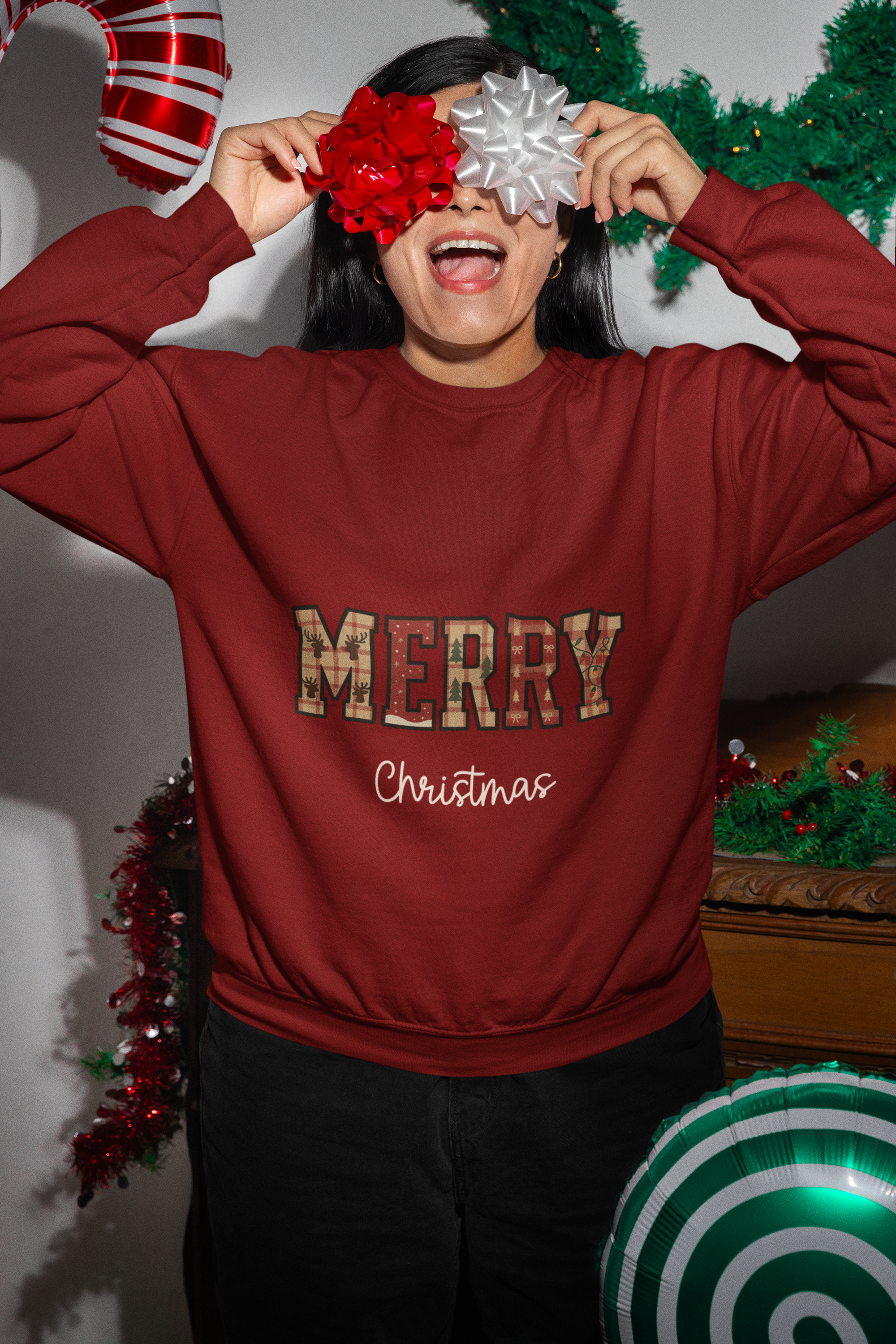 "Merry Christmas" Crewneck Sweatshirt