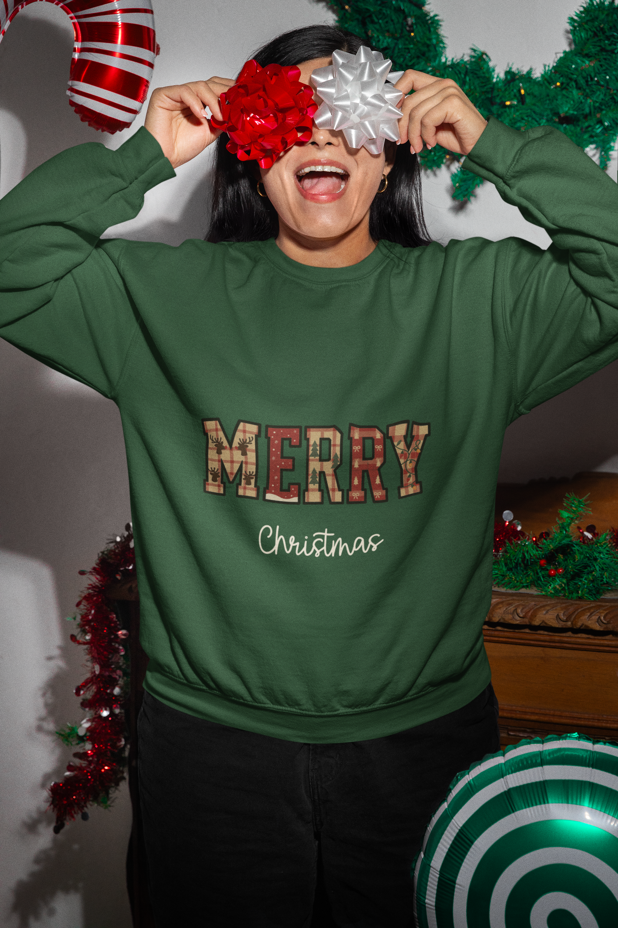 "Merry Christmas" Crewneck Sweatshirt