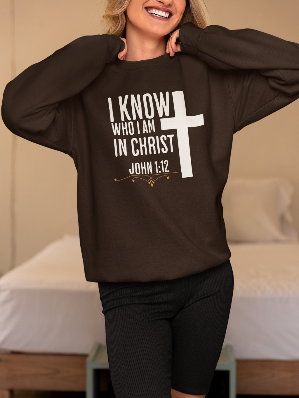 I Know Who I Am In Christ" Sweatshirt