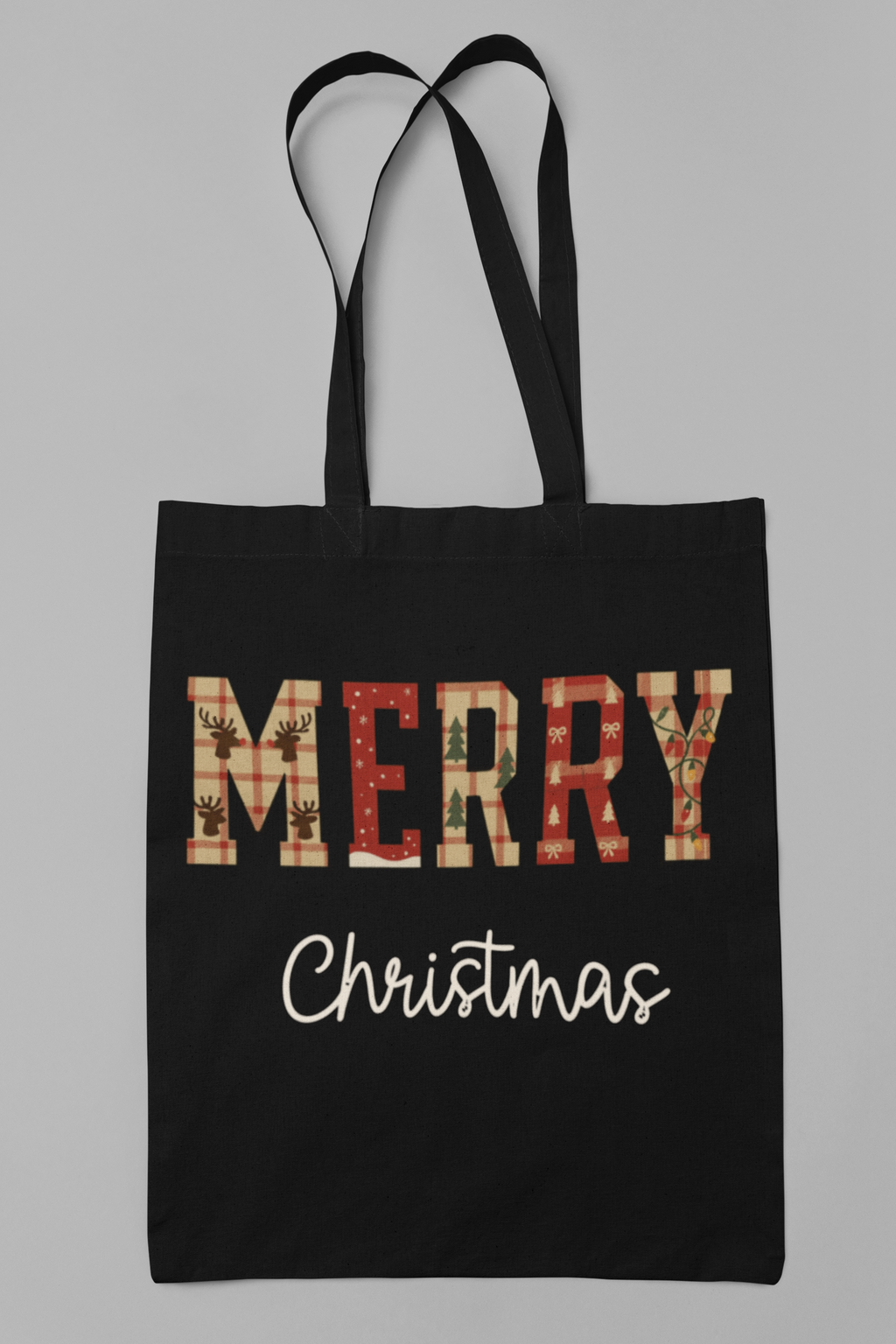 "Merry Christimas" Christmas Tote Bag