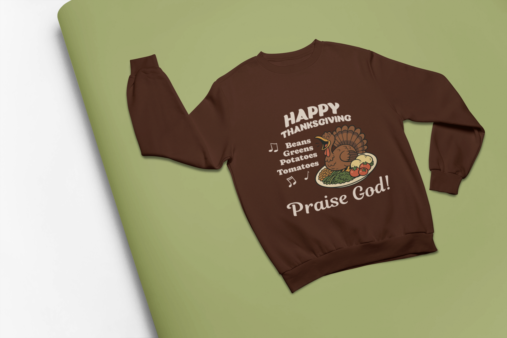 Thanksgiving "Thankful" Sweatshirt