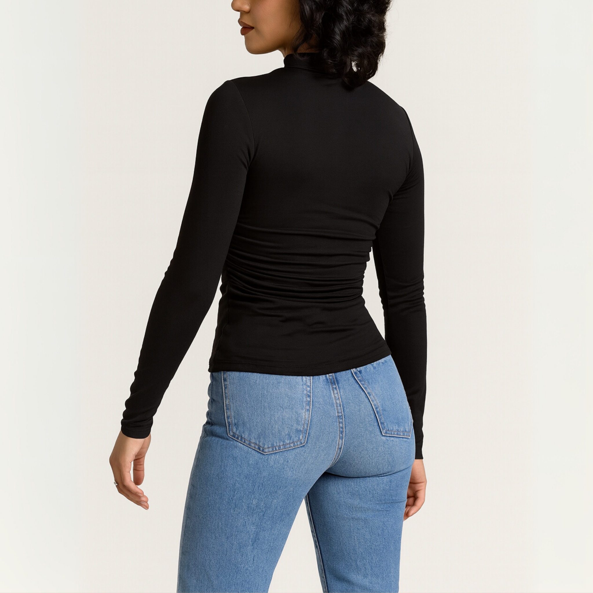 Ruched Long Sleeved Top
