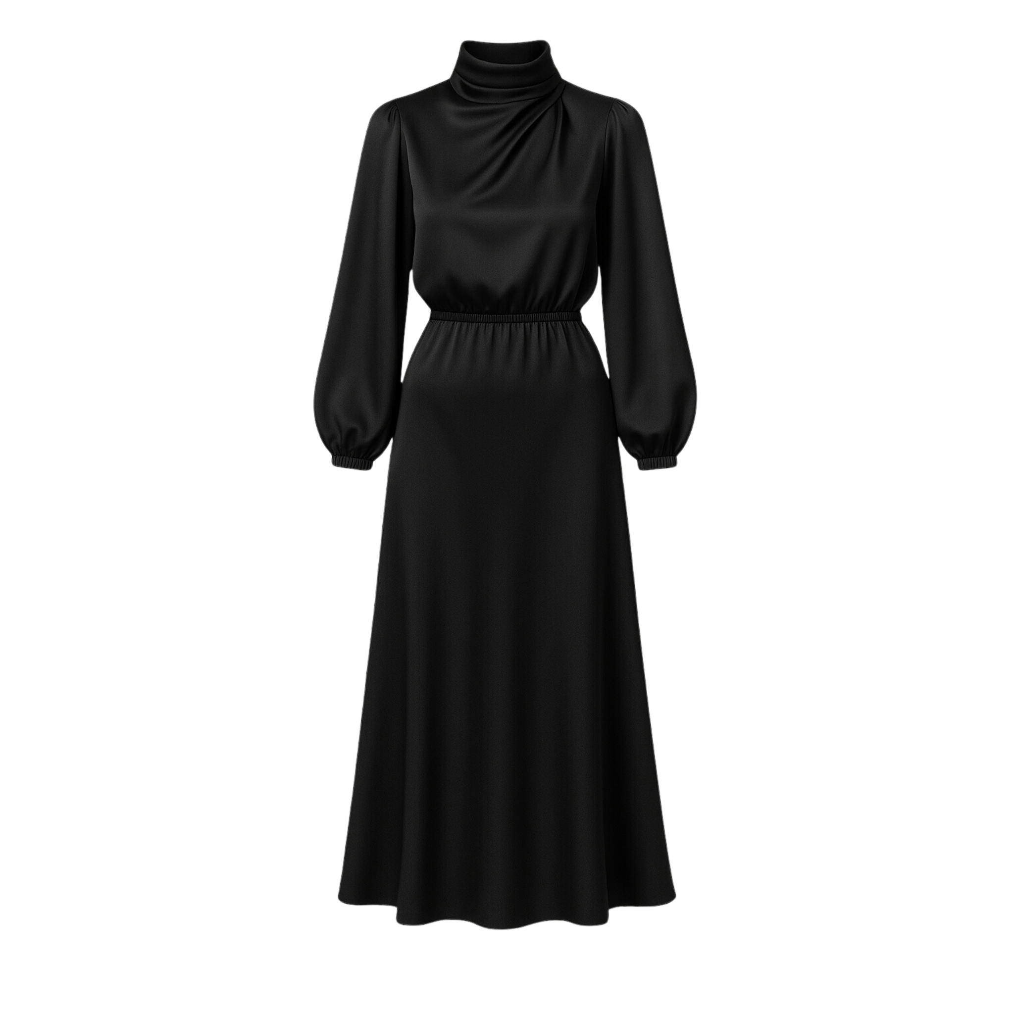 Satin Midi Dress