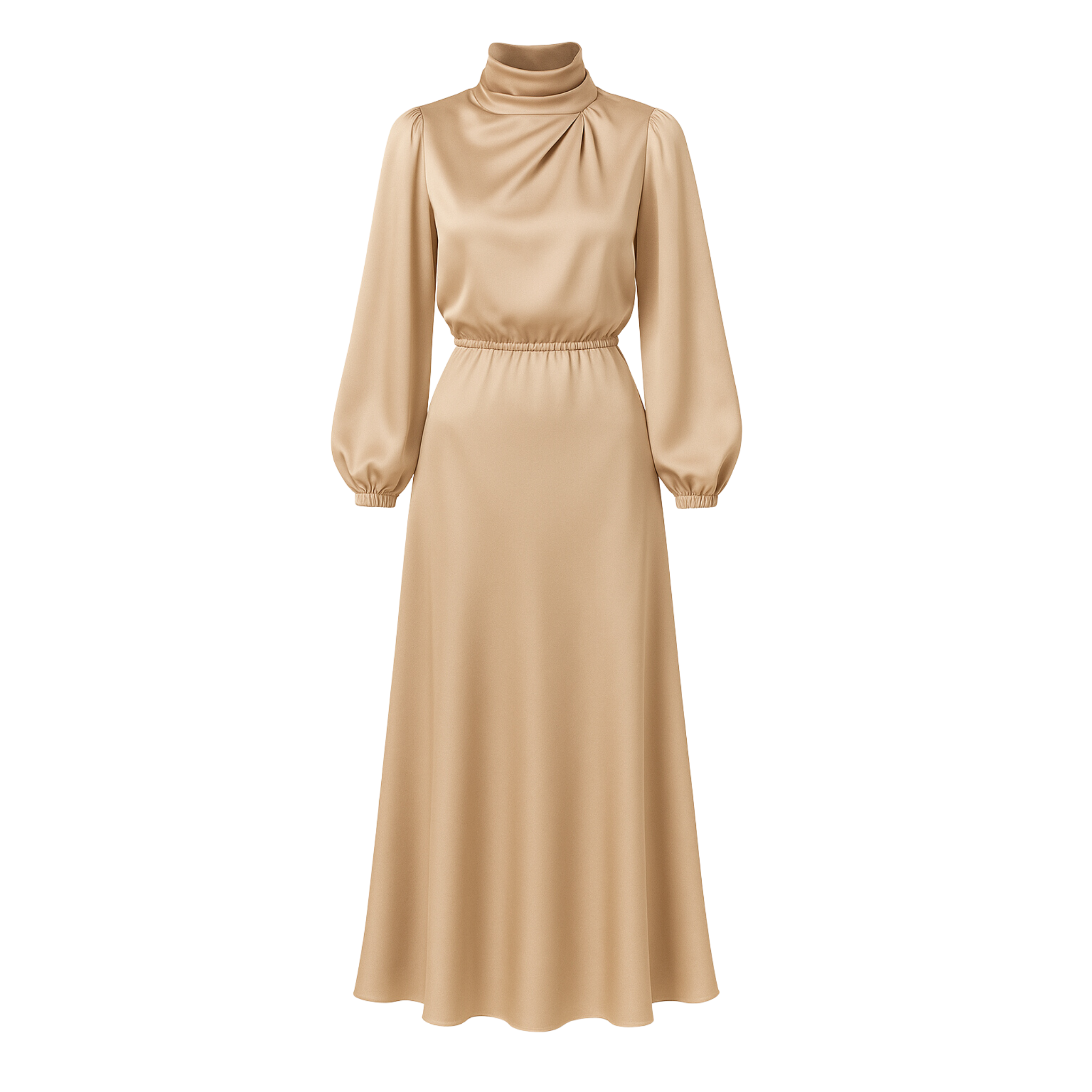 Satin Midi Dress