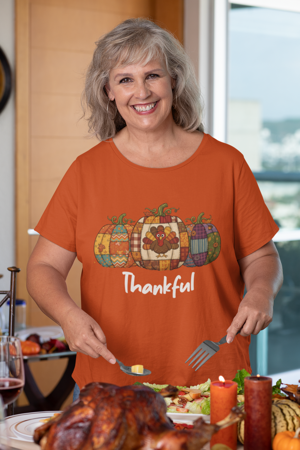 Thanksgiving "Thankful" T-Shirt